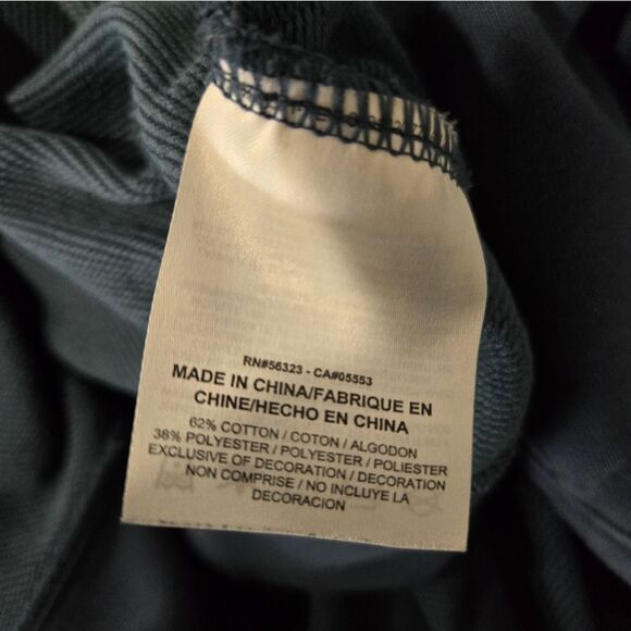 🐢 Nike Dri-Fit Navy Blue Versa Long Sleeve Open Back Sweatshirt Medium M - Picture 6 of 11